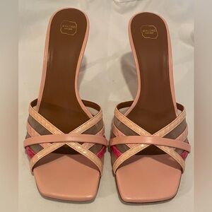 Malone Souliers Pink Open Toe Heels Size 39 1/2